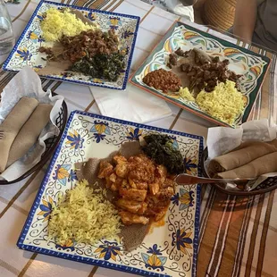 Tilapia fish (bottom),  Yesbeg Tibes (top left)