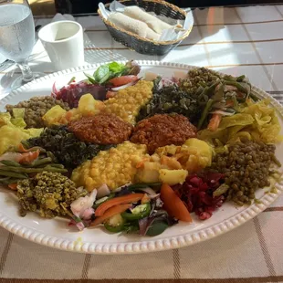Vegetarian platter