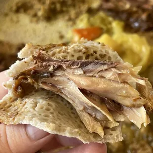 16. Meat Combo bite of spicy chicken stew