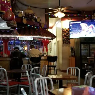people sitting at the bar