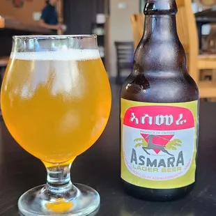 Eritrean Lager at Abyssinian Kitchen