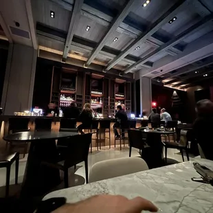 a person sitting at a table