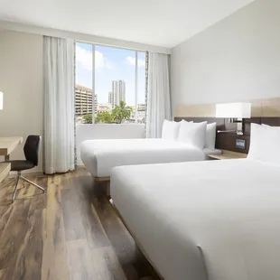 Every room at AC Hotel Honolulu is thoughtfully designed with everything that you need. Book with no resort fees