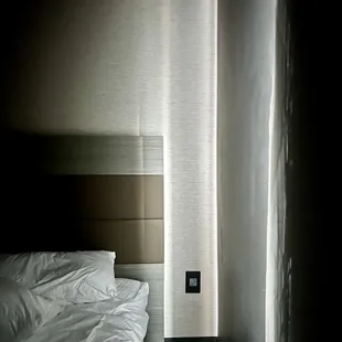 Light hitting the pillow starting at dawn despite blackout screen