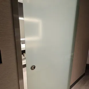 Weird glass door