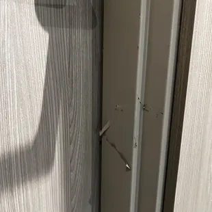 Doorframe to our eighth floor room