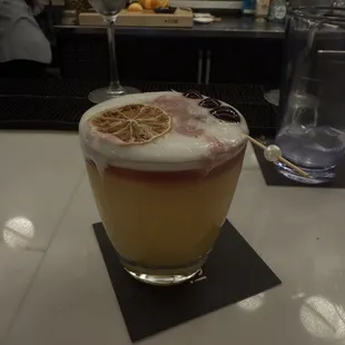 New York whiskey sour