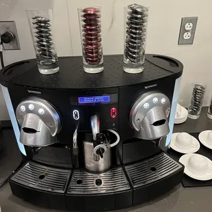 Nespresso is part of breakfast.