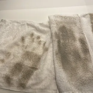 Grime from floors.