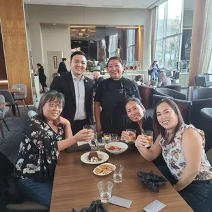 And there we are! Savoring the desserts.