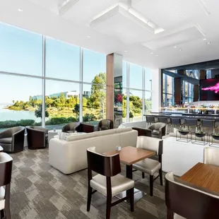Enjoy sweeping views of the San Francisco Bay while meeting with friends or sipping a hand crafted cocktail at the AC Lounge.