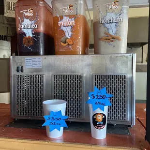 Agua fresca options