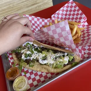 Quesadilla de Maiz con fajita