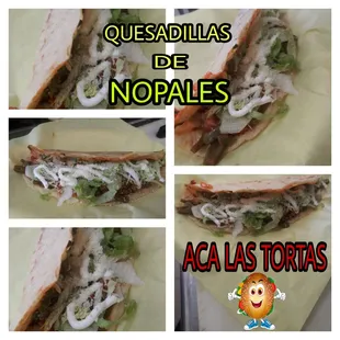 QUESADILLAS de nopales