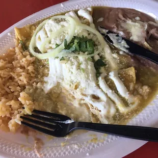 Enchiladas Verdes