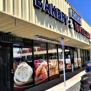 the outside of the store
