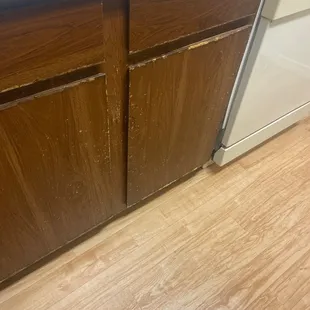 Cabinet in kitchen