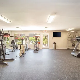 Our fitness center offers cardio and weigh machines