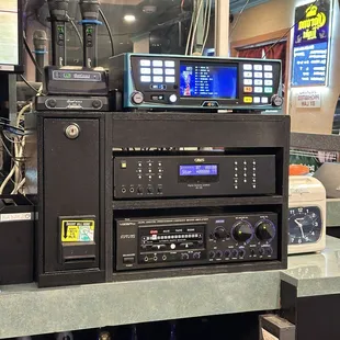 radio equipment on a counter