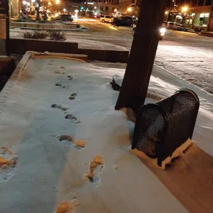 My footprints, I do exist ;)