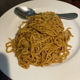 Fried lo mein side- sooo yummy!