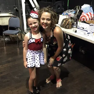 My daughter with her teacher Miss Jenny!