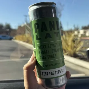 Canned Pandan Latte