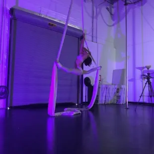 Aerial silks