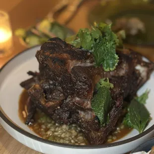 CRISPY ROASTED LAMB NECK