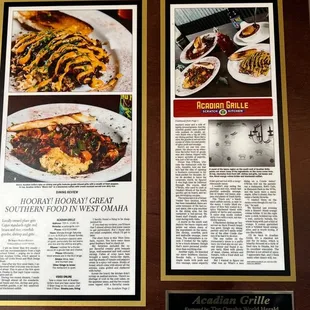 the menu