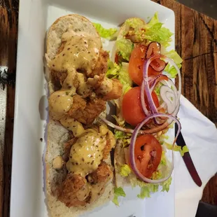 Shrimp po boy