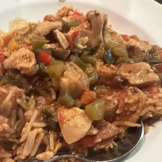 Jambalaya with Sausage and Chicken