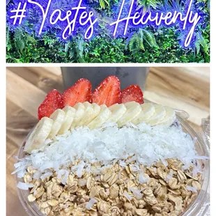 Generous portion w/toppings and açaí. I believe we found the açaí spot ƪ(･‿･) we&apos;ll be regulars at. #EatLocal @ Açaí Angel