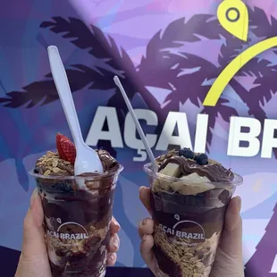 #7 - Florida Bowl Açaí (large on left, small on right)
