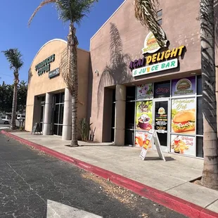 the outside of the building