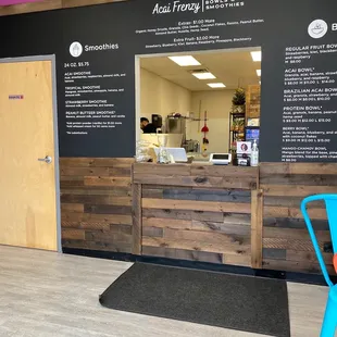 Walking into the store