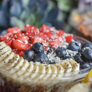 a variety of desserts