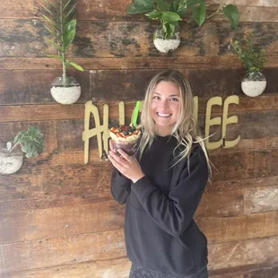 Enjoying my gourmet bowl