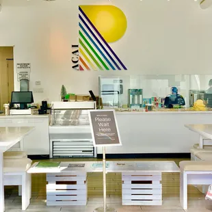 Self order on iPad or ahead online for pick up.