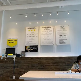 Menu &amp; study table