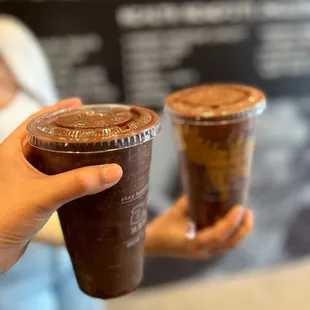 2 large Acai Smoothies  São Paulo (one with peanut butter)
