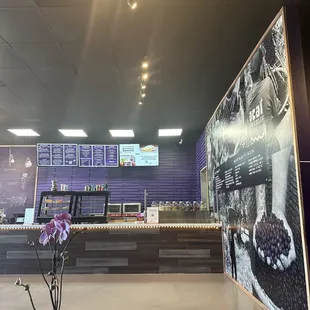 the inside of the restaurant