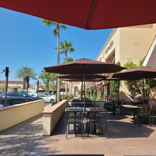 Outside patio available