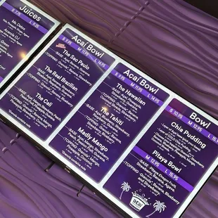 Part of menu