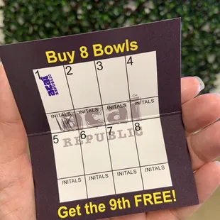 New loyalty reward stamp card 10.24.22