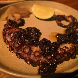 Octopus. The best I've eaten. The cook was perfection!