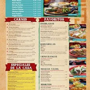 New Menu page 2 of 2