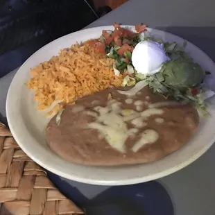 a plate of food