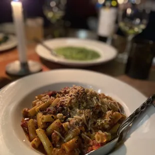 Short rib rigatoni