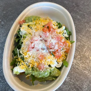 a salad in a bowl